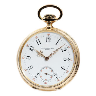 Swiss 18-carat rose gold open faced dress watch Circa 1880