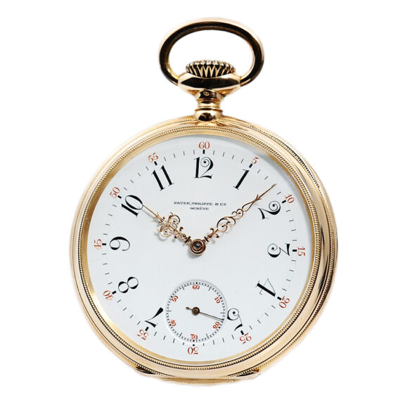 Swiss 18-carat rose gold open faced dress watch Circa 1880 Swiss 18-carat rose gold open faced dress watch Circa 1880