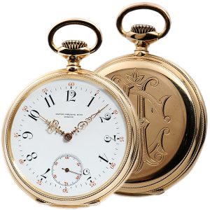 Swiss 18-carat rose gold open faced dress watch Circa 1880