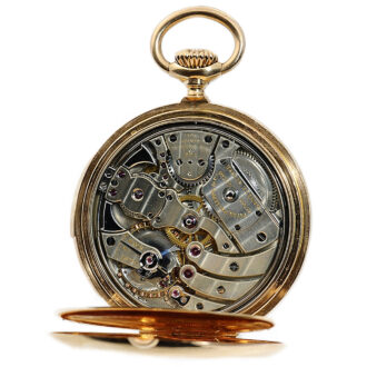 Swiss repeating pocket watch with art nouveau hour markers Circa 1900