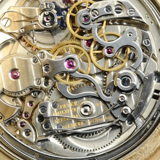 Swiss gold minute repeating chronograph pocket watch Circa 1903