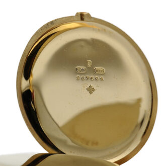 Swiss gold minute repeating chronograph pocket watch Circa 1903