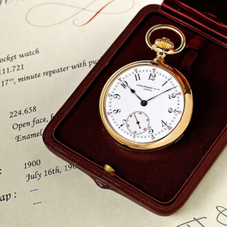 Swiss minute repeating pocket Trip Repeater watch Circa 1900