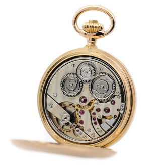 Swiss minute repeating pocket Trip Repeater watch Circa 1900