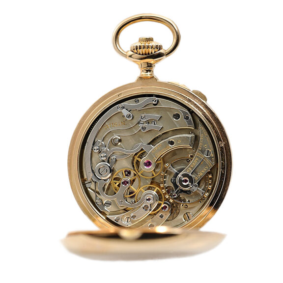 Swiss gold Geneva split seconds chronograph Circa 1893 Swiss gold Geneva split seconds chronograph Circa 1893