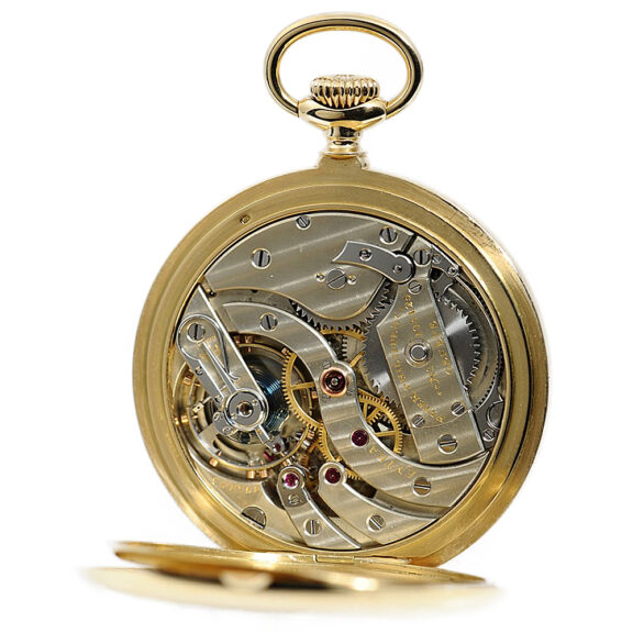 Swiss gold chronometer with power reserve Circa 1925 Swiss gold chronometer with power reserve Circa 1925