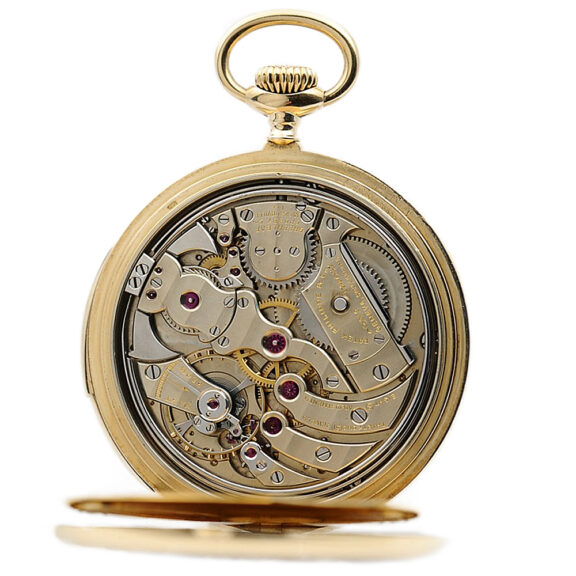 Swiss 18K gold minute repeating pocket watch Circa 1915 Swiss 18K gold minute repeating pocket watch Circa 1915