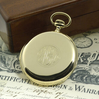 Swiss 18K gold minute repeating pocket watch Circa 1915