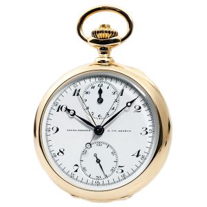 Swiss chronograph with 60 min and 12h registers Circa 1902