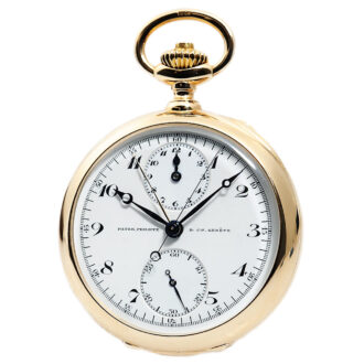 Swiss chronograph with 60 min and 12h registers Circa 1902 Swiss chronograph with 60 min and 12h registers Circa 1902