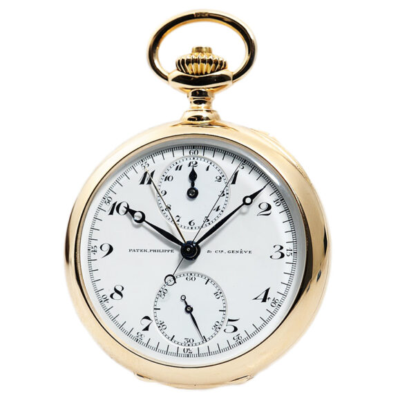 Swiss chronograph with 60 min and 12h registers Circa 1902 Swiss chronograph with 60 min and 12h registers Circa 1902