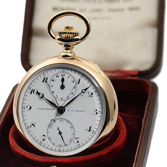 Swiss chronograph with 60 min and 12h registers Circa 1902 Swiss chronograph with 60 min and 12h registers Circa 1902