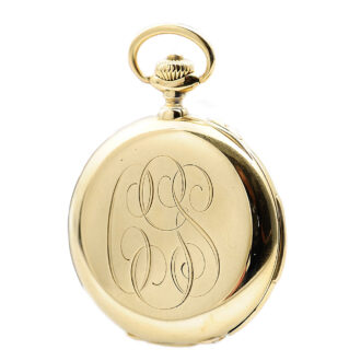 Swiss minute repeating doctor's watch with chronograph Circa 1910
