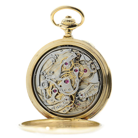 Swiss minute repeating doctor's watch with chronograph Circa 1910 Swiss minute repeating doctor's watch with chronograph Circa 1910