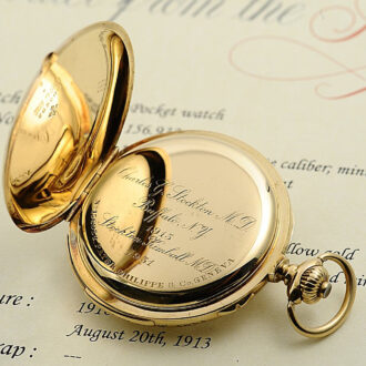 Swiss minute repeating doctor's watch with chronograph Circa 1910