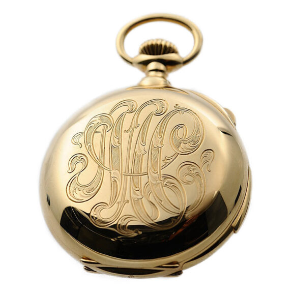 Swiss important astronomical gold pocket watch Circa 1905 Swiss important astronomical gold pocket watch Circa 1905