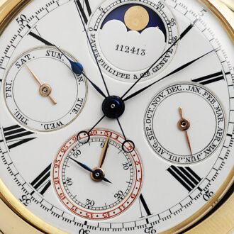 Swiss important astronomical gold pocket watch Circa 1905