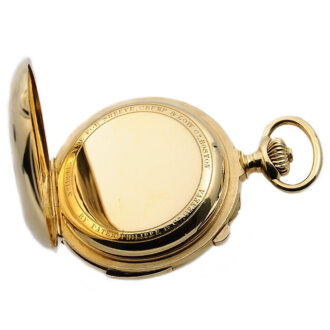 Swiss important astronomical gold pocket watch Circa 1905
