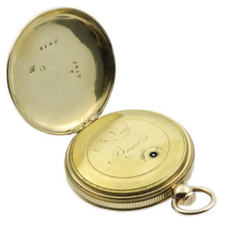 French gold à toc quarter repeating cylinder watch Circa 1807