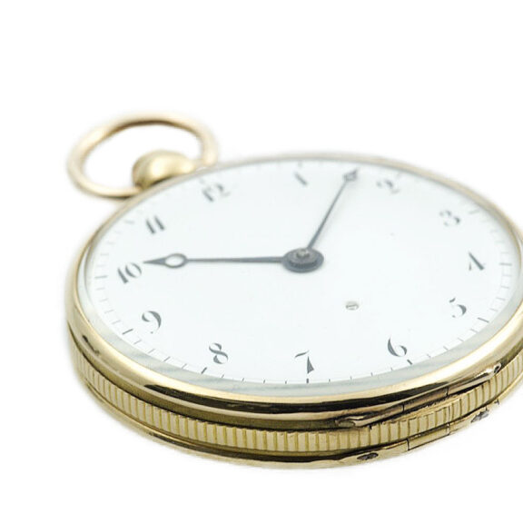 French gold à toc quarter repeating cylinder watch Circa 1807 French gold à toc quarter repeating cylinder watch Circa 1807