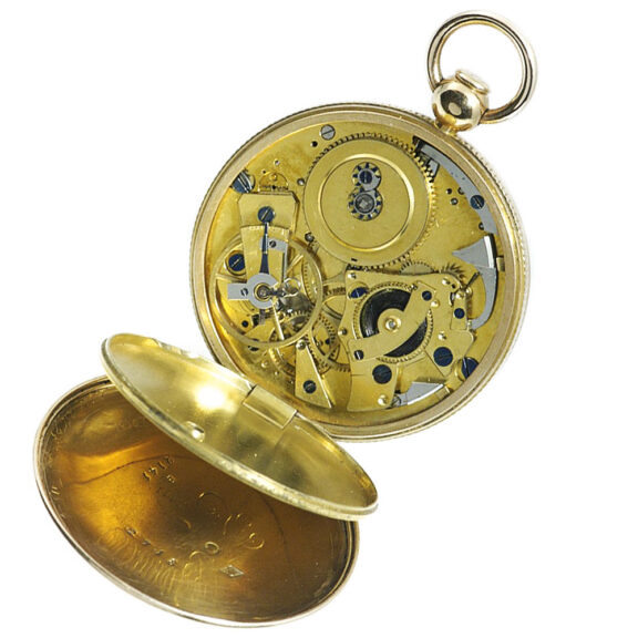French gold à toc quarter repeating cylinder watch Circa 1807 French gold à toc quarter repeating cylinder watch Circa 1807