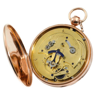 French fine 18K pink gold repeating pocket watch Circa 1808