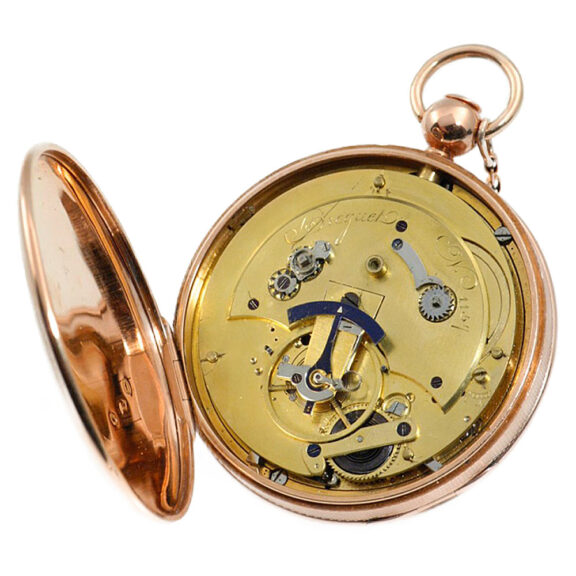 French fine 18K pink gold repeating pocket watch Circa 1808 French fine 18K pink gold repeating pocket watch Circa 1808