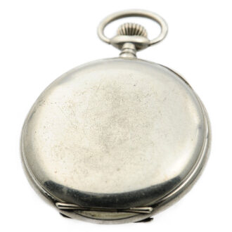 Swiss maritime open faced pocket watch with compass Circa 1920