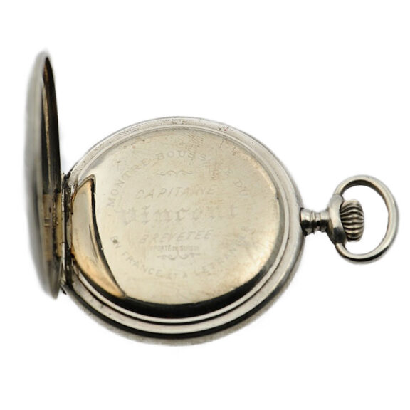 Swiss maritime open faced pocket watch with compass Circa 1920 Swiss maritime open faced pocket watch with compass Circa 1920
