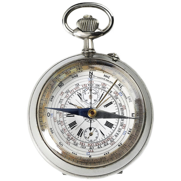 Swiss chronograph with compass and tachymeter Circa 1920