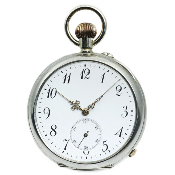 Swiss rare double-sided world time pocket watch Circa 1900 Swiss rare double-sided world time pocket watch Circa 1900