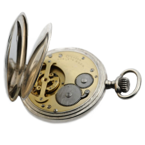 Swiss silver open faced one minute tourbillon watch Circ Swiss silver open faced one minute tourbillon watch Circ