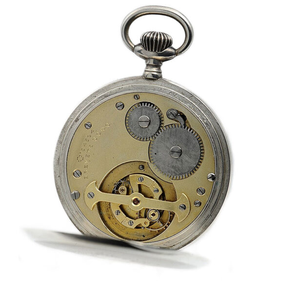 Swiss silver open faced one minute tourbillon watch Circ Swiss silver open faced one minute tourbillon watch Circ