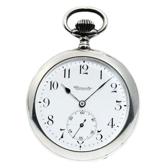 Swiss silver open faced one minute tourbillon watch Circ Swiss silver open faced one minute tourbillon watch Circ