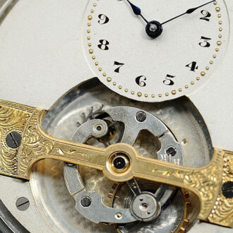 Swiss silver Poor Man’s Tourbillon club tooth lever Circa 1900 Swiss silver Poor Man’s Tourbillon club tooth lever Circa 1900