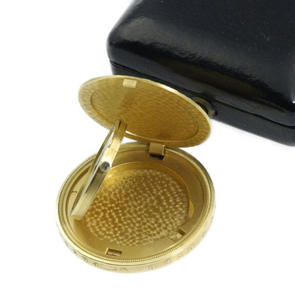 Swiss dress watch with French 100 Francs coin watch Circa 1915 Swiss dress watch with French 100 Francs coin watch Circa 1915
