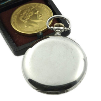 Swiss dress watch with French 100 Francs coin watch Circa 1915