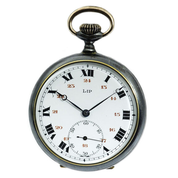 Rare French dress pocket watch with watch chain Circa 1918 Rare French dress pocket watch with watch chain Circa 1918