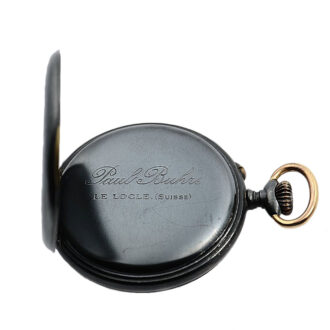 Swiss steel pocket watch made for the Russian market Circa 1890