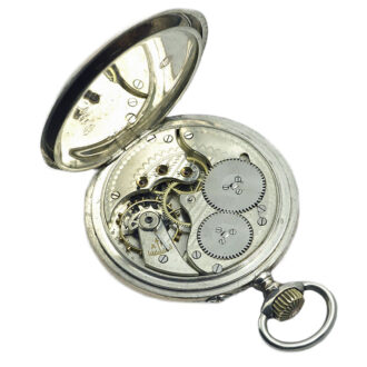 Swiss silver IWC Schaffhausen pocket watch Circa 1909
