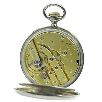 Swiss silver graduate’s lever chronometer watch Circa 1900