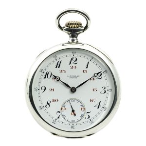 Swiss silver graduate’s lever chronometer watch Circa 1900