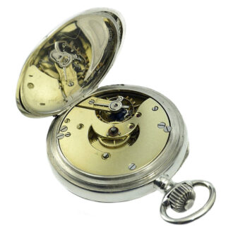 Swiss five-minute repeating silver pocket watch Circa 1890