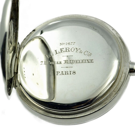 Swiss five-minute repeating silver pocket watch Circa 1890 Swiss five-minute repeating silver pocket watch Circa 1890