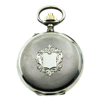 Swiss pocket watch with rare second zero reset device Circa 1902