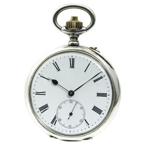 Swiss pocket watch with rare second zero reset device Circa 1902