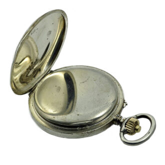 Swiss pocket watch with rare second zero reset device Circa 1902