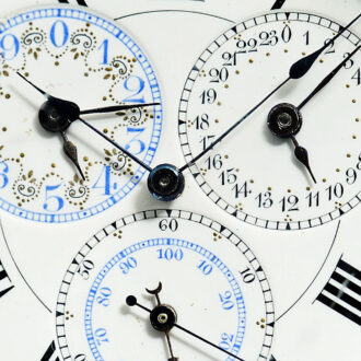 Remarkable Swiss silver decimal lever pocket watch Circa 1894