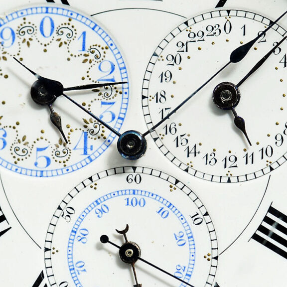 Remarkable Swiss silver decimal lever pocket watch Circa 1894 Remarkable Swiss silver decimal lever pocket watch Circa 1894
