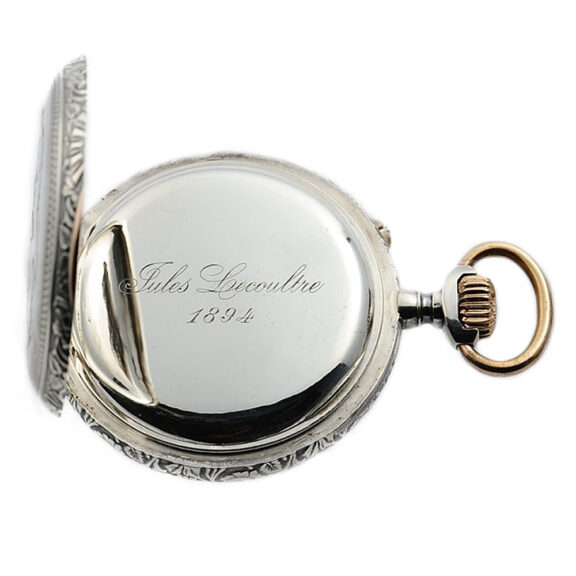 Remarkable Swiss silver decimal lever pocket watch Circa 1894 Remarkable Swiss silver decimal lever pocket watch Circa 1894